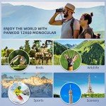 High-Powered Monocular with Smartphone Adapter and Tripod