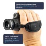 Omano Smithsonian 12x50 Monocular Telescope with Smartphone Adaptor