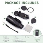 Gosky Titan 12X50 Waterproof Monocular with Smartphone Holder