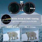 20X80 HD Astronomy Binoculars with Carrying Case