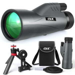 High Power 12x56 Monocular with Smartphone Adapter