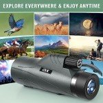 High Power 12x56 Monocular with Smartphone Adapter