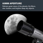 Celestron Travel Scope 60 DX Telescope for Beginners