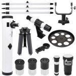 Crspexil 35X-875X Reflector Telescope for All Ages