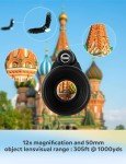 12x50 Monocular Telescope with Tripod and Bag