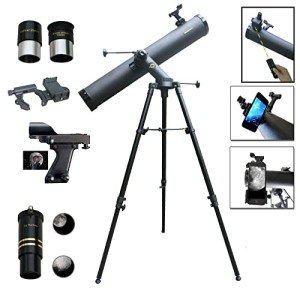 Cassini 1000mm Reflector Telescope with Smartphone Adapter