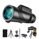 High-Power 80x100 Monocular for Stargazing