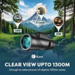 High-Power 80x100 Monocular for Stargazing