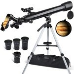 Beginner Friendly 70mm Astronomy Telescope with Tripod