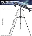 Beginner Friendly 70mm Astronomy Telescope with Tripod