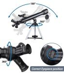 Beginner Friendly 70mm Astronomy Telescope with Tripod