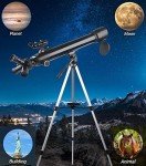 Beginner Friendly 70mm Astronomy Telescope with Tripod