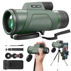12x50 Monocular for Smartphone with Tripod