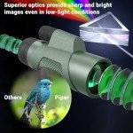12x50 Monocular for Smartphone with Tripod