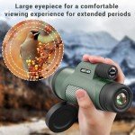 12x50 Monocular for Smartphone with Tripod