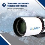 SVBONY SV550 80mm Refractor Telescope Bundle