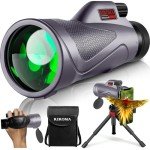 Powerful 12x60 Monocular with Smartphone Adapter