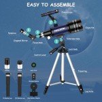 Beginner-Friendly 70MM Portable Astronomy Telescope