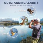 Powerful 12x60 Monocular with Smartphone Adapter