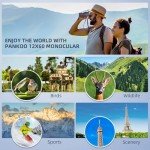 Powerful 12x60 Monocular with Smartphone Adapter