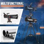 130AZ Reflector Telescope for Beginner Astronomy