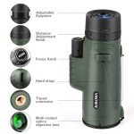 60mm HD Monocular with Smartphone Adapter & Tripod