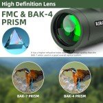60mm HD Monocular with Smartphone Adapter & Tripod