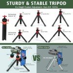 60mm HD Monocular with Smartphone Adapter & Tripod