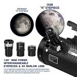 ESSLNB Beginner Astronomical Reflector Telescope Set