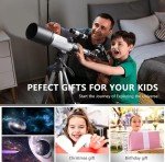 70mm Aperture Refractor Telescope for Beginners