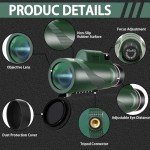 40X60 HD Monoculars with Tripod and Smartphone Mount