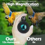 High-Powered Monocular for Smartphone and Outdoor Fun