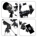 Hylastar Portable Refractor Telescope for Beginners