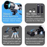 Hylastar Portable Refractor Telescope for Beginners