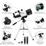 Hylastar Portable Refractor Telescope for Beginners