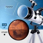 700mm Reflector Telescope with Tripod for Beginners