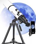 80mm Aperture 600mm Refractor Telescope for Beginners