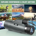 High Power 12x56 Monocular Telescope for All Ages