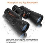 EACONN 10X50 Beginner Binoculars for Stargazing