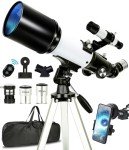 High-Powered Portable Refractor Telescope for Stargazing