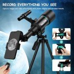 NACATIN Portable 70mm Telescope for Beginners