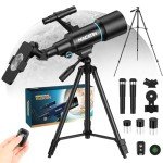 NACATIN Portable 70mm Telescope for Beginners