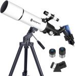 EACONN 80mm Portable Astronomy Telescope 600mm