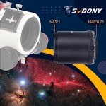 SVBONY SV209 Field Flattener, 0.8X Focal Reducer, Corrects The Field Curvature and a Wider Field of View, Telescope Accessories for SV550 122mm APO Refractor Telescope