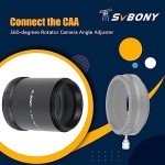 SVBONY SV209 Field Flattener, 0.8X Focal Reducer, Corrects The Field Curvature and a Wider Field of View, Telescope Accessories for SV550 122mm APO Refractor Telescope