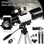 300MM Telescope with Phone Adapter for Beginners