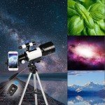 300MM Telescope with Phone Adapter for Beginners