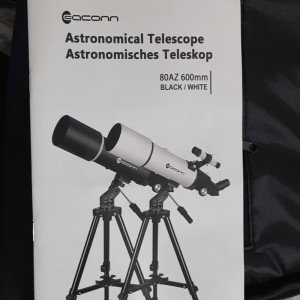 Eamonn 80AZ 660mm Refractor Telescope for Beginners