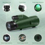 High Power Monocular Telescope with Smartphone Adapter