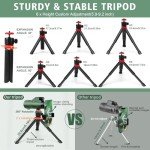 High Power Monocular Telescope with Smartphone Adapter